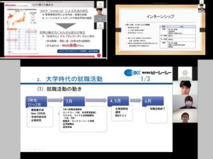 発表していただいたOBの皆さま