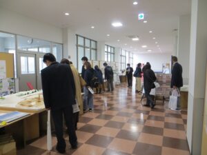 建築学科の制作展示