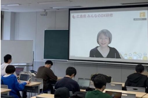 【情報工学科】デジタルトランスフォーメーション（DX）の講演会で実務を学びました！ 