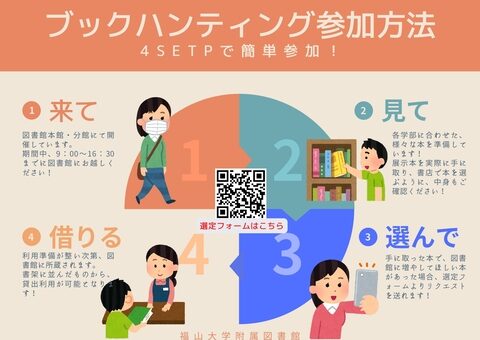 福山大学 | 【図書館】学生選書イベント「福ぶくろ書店」3年ぶりの対面 