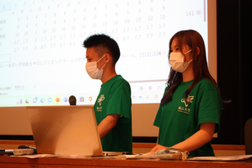 【経済学科】キャンパス見学会（7月22日）での学生ボランティア活動 