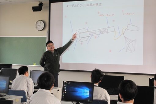【機械システム工学科】福山工業高校で「工業探求プログラム授業③」を実施しました！