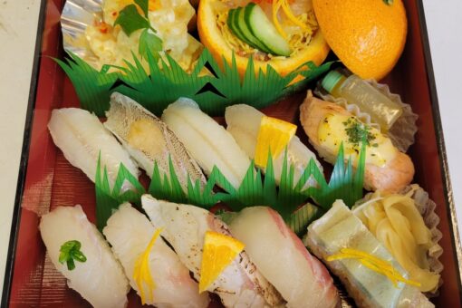 【海洋生物科学科】びんごの姫×因島のハッサク＝おいしいお寿司の誕生です！！〜福山大学と廻鮮寿司しまなみが新しい商品を開発しました〜 