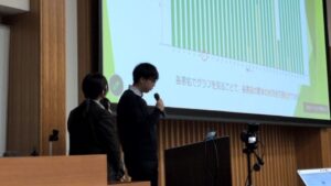 間藤さんの発表の様子