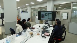 インターン発表会の様子