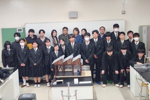 【機械システム工学科】大学生が福山工業高校で授業をしました！ 