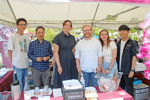 【生物科学科】福山ばら祭2026に「さくら」ワインを出展しました!