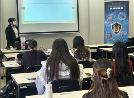 【心理学科】OGを迎え島根県警説明会を実施しました 