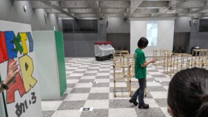 AR技術を用いた巨大めいろ体験
