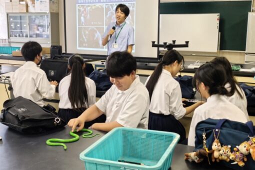 【生命工学部】加茂中学校の生徒さんが大学見学！ 
