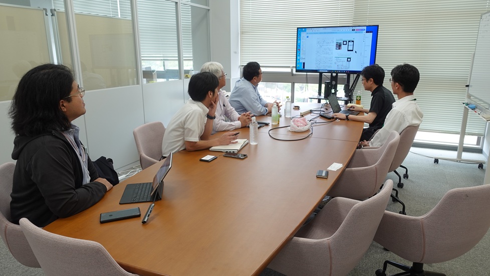 共同研究について打合せ